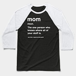 moms Baseball T-Shirt